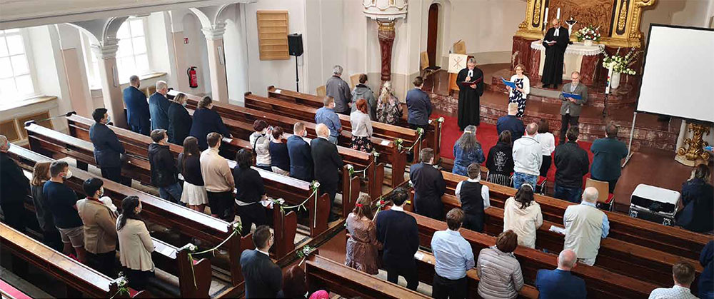 Einsegnungsgottesdienst in der Kirche Moritzburg