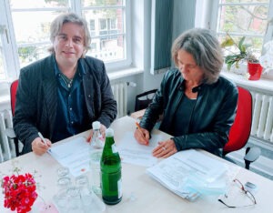 Tobias Petzoldt und Diakonin Heike Gatzke 