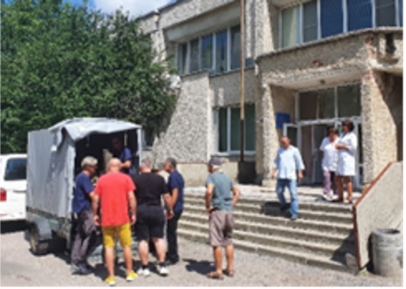 "Städtische gemeinnützige Krankenhaus Nr. 3" in Ternopil in der Westukraine.